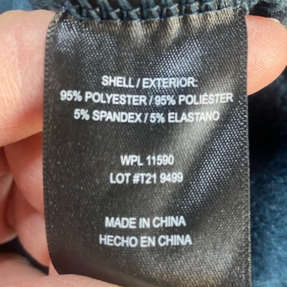 32 degrees heat womens hooded plush‎ cozy sleep lounger, green size S/M - Picture 5 of 9